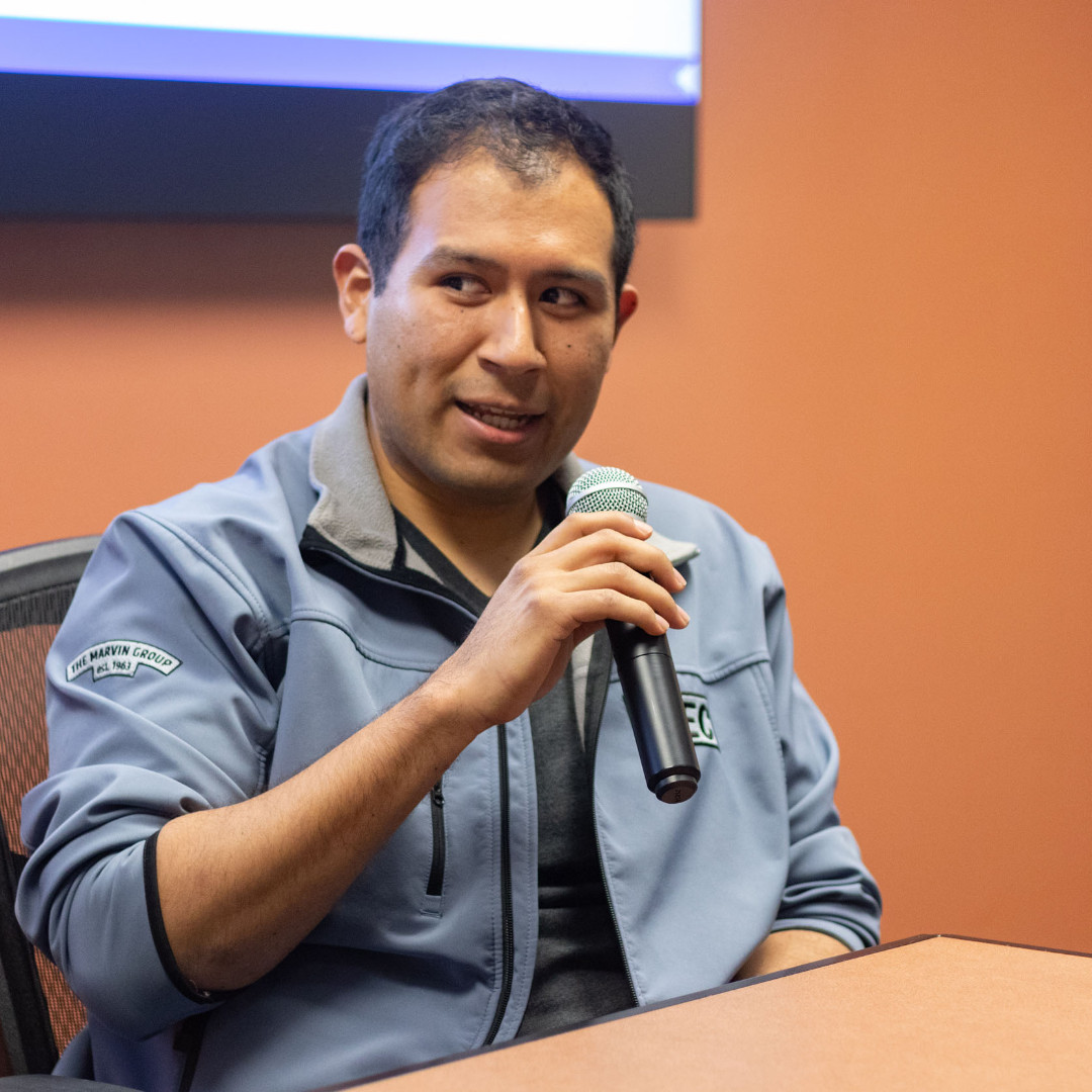 Professor for a Day had a great alumni lineup sharing everything they know about what it takes to push your career forward. Thanks to Ralph Martin Agbayani, Nicholas D. Theiss, Wesley Heston and Adan De La Cruz, for taking time from their work to speak to our students.