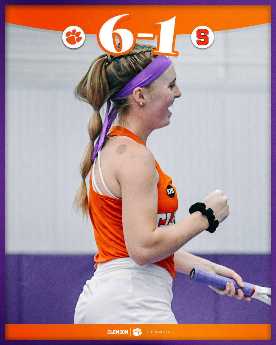 Our orange is better 😏 Tigers take down No. 25 Syracuse!!