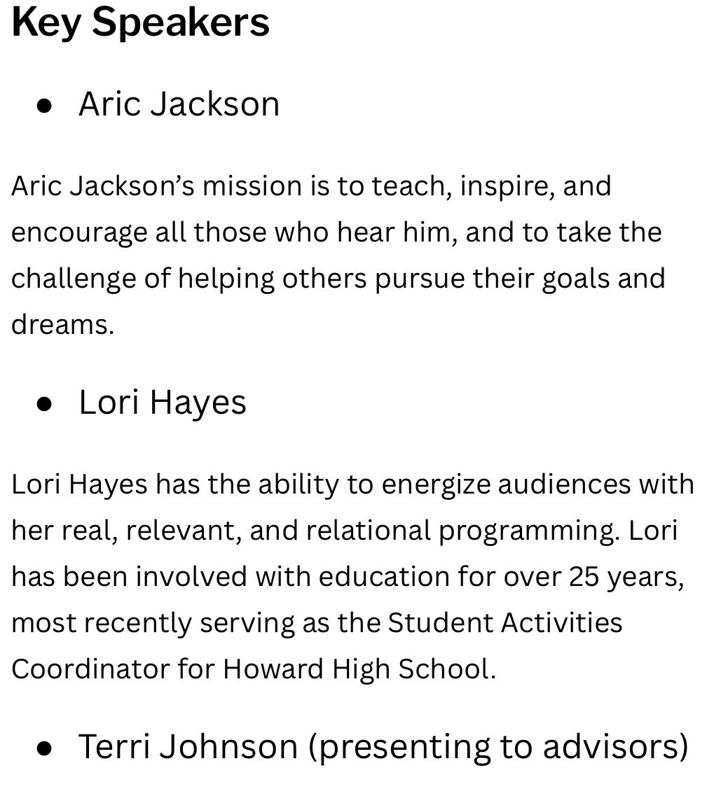 Information on the upcoming state convention!