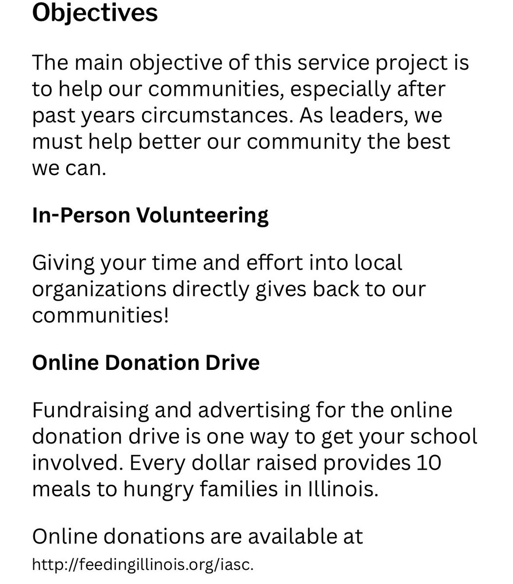 Information on the state service project!