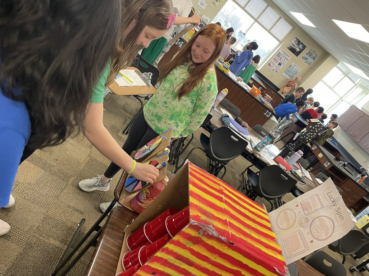 Thank you Mrs. Dorsel and your students for sharing your probability carnival games with our 5th graders! It was fun times for all! <a href="/HJHPanthers/">HIJH Panthers</a>