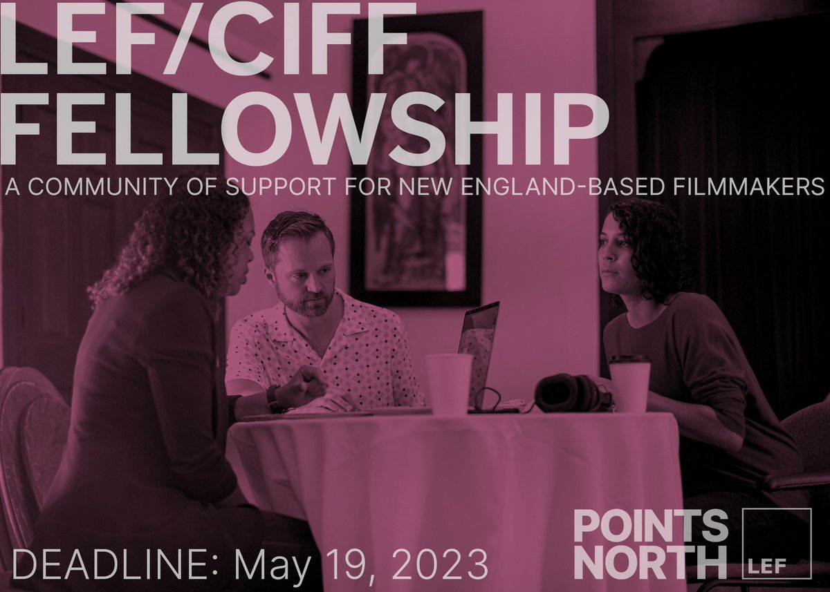 The LEF/CIFF Fellowship is an opportunity for 5 filmmaker teams from New England to develop their feature doc project. Convening in Maine, fellows experience a week of mentor-led development workshops and networking opportunities leading up to CIFF. bit.ly/LEFCIFF