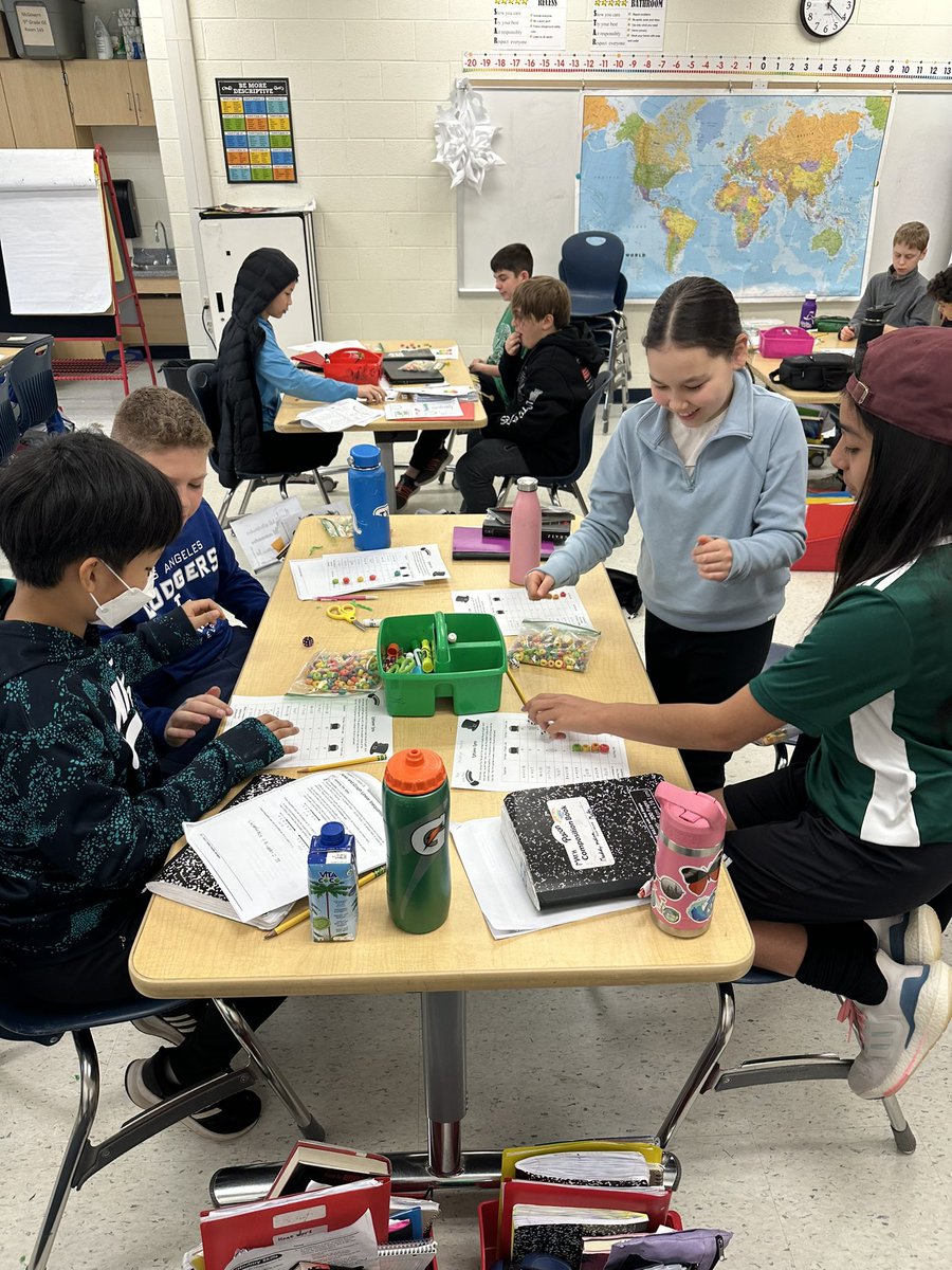 Lchami2's tweet photo. What an awesome day! Lucky charm fraction math, Inequalities math with fruit loops, lunch bunches, and coding with Lego Spike! Love this job! @haycockcougar https://t.co/dJAMSl02qv