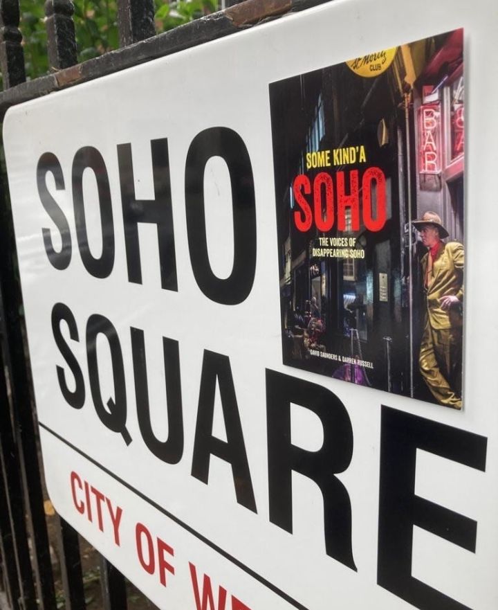 SohoGeorge's tweet photo. It was an great pleasure Darren & David to have appeared in your fabulous book #darrenrussell
#davidsaunders 👏👏 https://t.co/k3yWXdHX4U