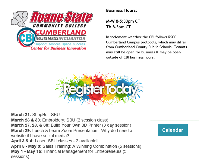 ChrisLWhaley's tweet image. #CommunityIsOurName @CumbIncubator @cbimakers @RoaneState