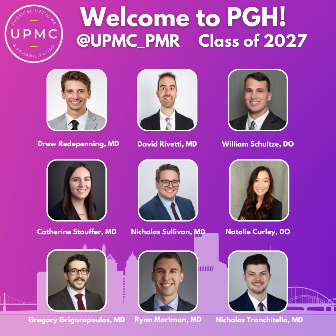 UPMC PM&R (@upmc_pmr) on Twitter photo 🤩 We are so excited to welcome the <a href="/UPMC_PMR/">UPMC PM&R</a> class of 2027!! 🥳👏
We can’t wait to see you in Pittsburgh! Welcome to the family! 💛🖤
#Match2023 #Physiatry <a href="/AAPMR/">AAPM&R News</a> <a href="/aaphysiatrists/">Assoc. of Academic Physiatrists (AAP)</a> <a href="/aocpmr/">AOCPMR</a> 🤩 We are so excited to welcome the <a href="/UPMC_PMR/">UPMC PM&R</a> class of 2027!! 🥳👏
We can’t wait to see you in Pittsburgh! Welcome to the family! 💛🖤
#Match2023 #Physiatry <a href="/AAPMR/">AAPM&R News</a> <a href="/aaphysiatrists/">Assoc. of Academic Physiatrists (AAP)</a> <a href="/aocpmr/">AOCPMR</a>