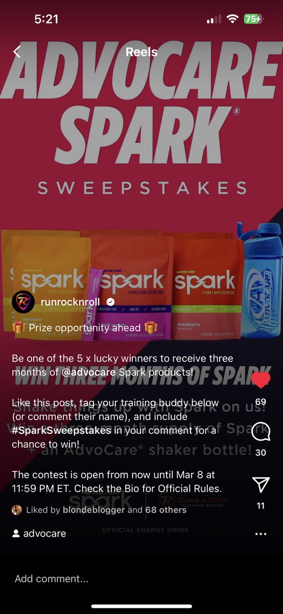 MattRSlusher's tweet photo. I got a message from @RunRocknRoll that I won @advocare Spark contest but now they’re ignoring me.. I just want to know if I really won or not. Maybe whoever runs they’re Twitter can answer. Hello? Running DC tomorrow! #RunRDC https://t.co/tFHM8Argsr