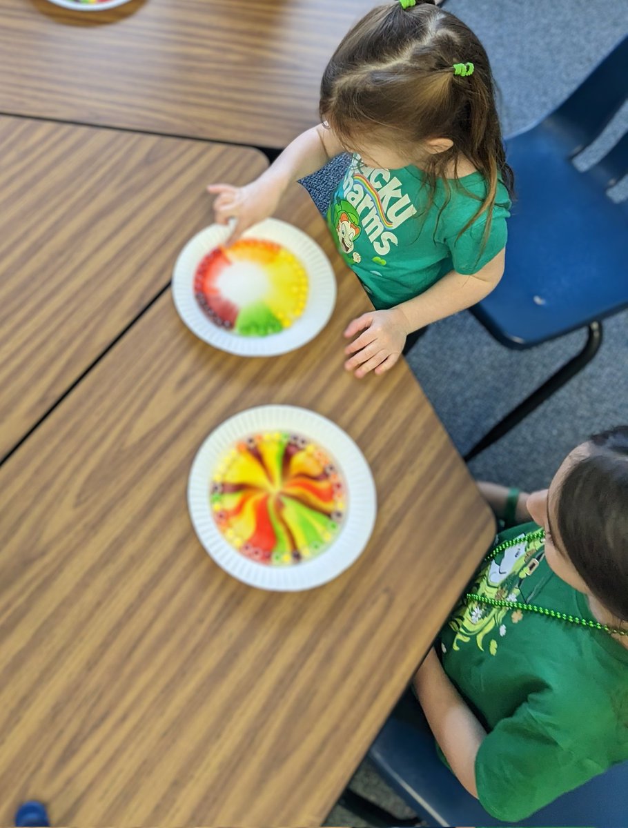 Students at #NewcombCentral used <a href="/Skittles/">SKITTLES</a> to make rainbows today. When all the color had run off the Skittles, a student yelled, "Look! They're naked!"😆🌈 <a href="/WSWHEBocesMS/">WSWHE Model Schools</a> #NewcombCentralSTEAM