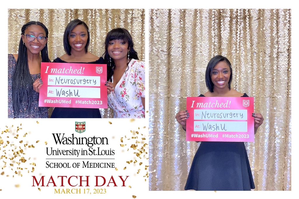 Gabbie Johnson, MD, MSCI (@johnsongabbie) on Twitter photo Honored to have matched at <a href="/WashUNeurosurg/">WashU Med Taylor Family Department of Neurosurgery</a> as the first African American female to train here! Canât wait for the next 7 years surrounded by mentors, residents, and co-interns that I love đ„° Honored to have matched at <a href="/WashUNeurosurg/">WashU Med Taylor Family Department of Neurosurgery</a> as the first African American female to train here! Canât wait for the next 7 years surrounded by mentors, residents, and co-interns that I love đ„°