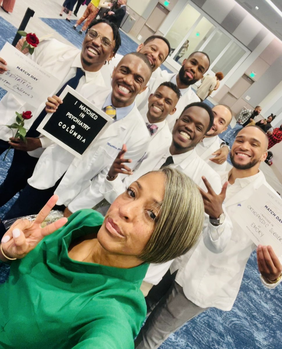 WHO said WHAT about Black men? Chile please.👊🏽👨🏾‍⚕️

#EmoryMatchDay #RepresentationMatters #BlackMeninMedicine #CountertheNarrative