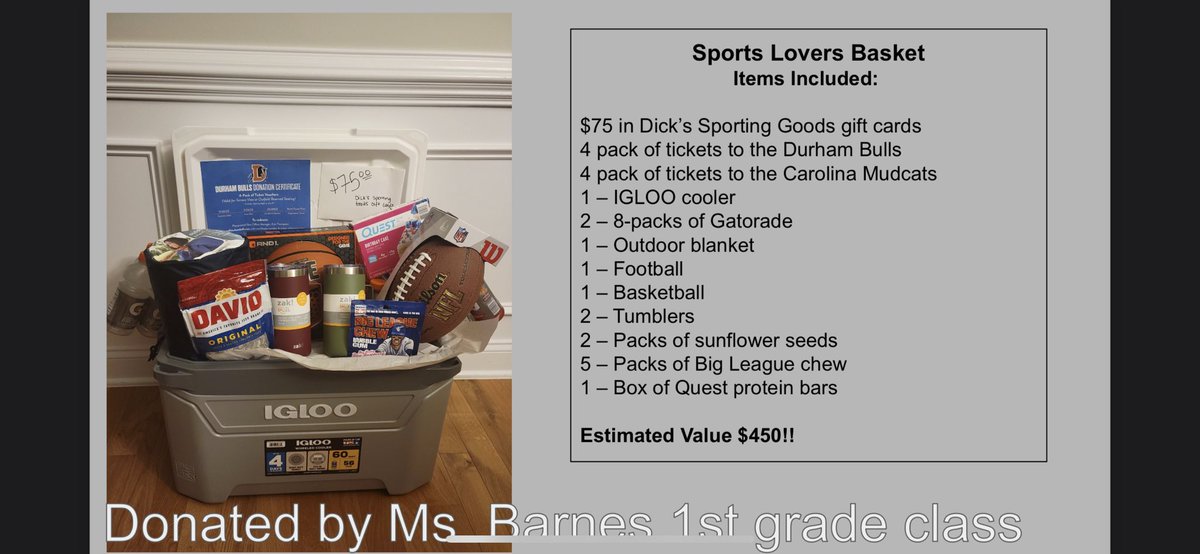 Falcon fest is one week away! Check out more baskets to bid on to win!