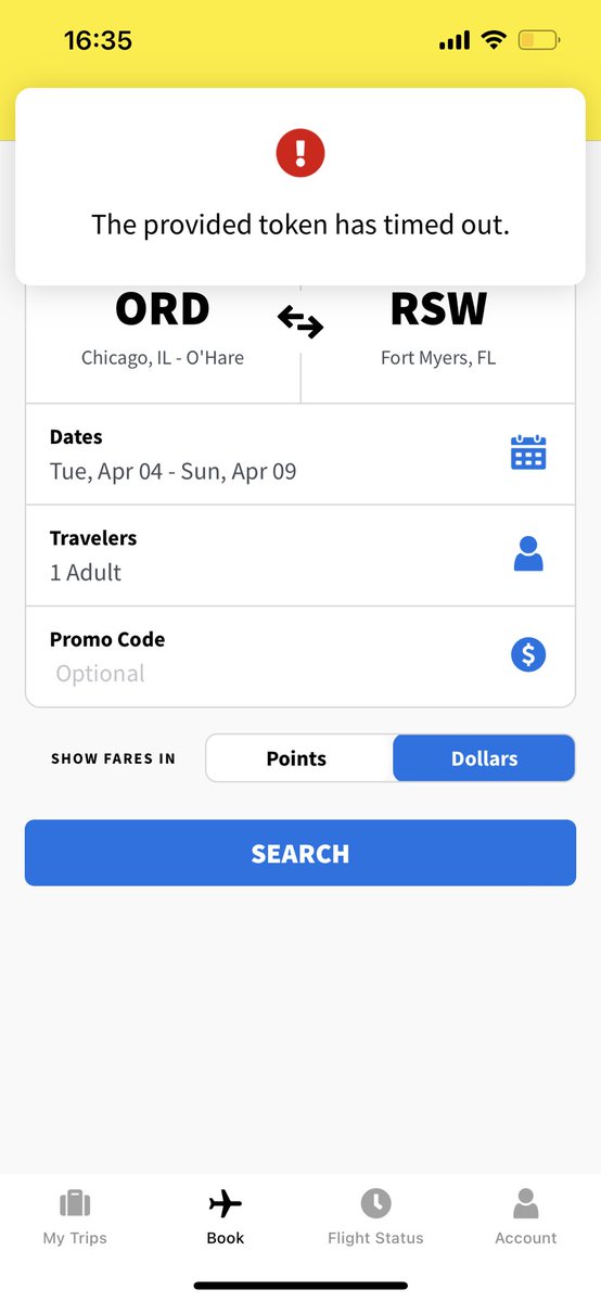 TiffanyNFlynn's tweet photo. @SpiritAirlines I have been trying to book flights for 2 days and I’ve uninstalled and re downloaded the app and nothing is working… I have an iPhone - what does this mean?! https://t.co/JrbvITPPA0