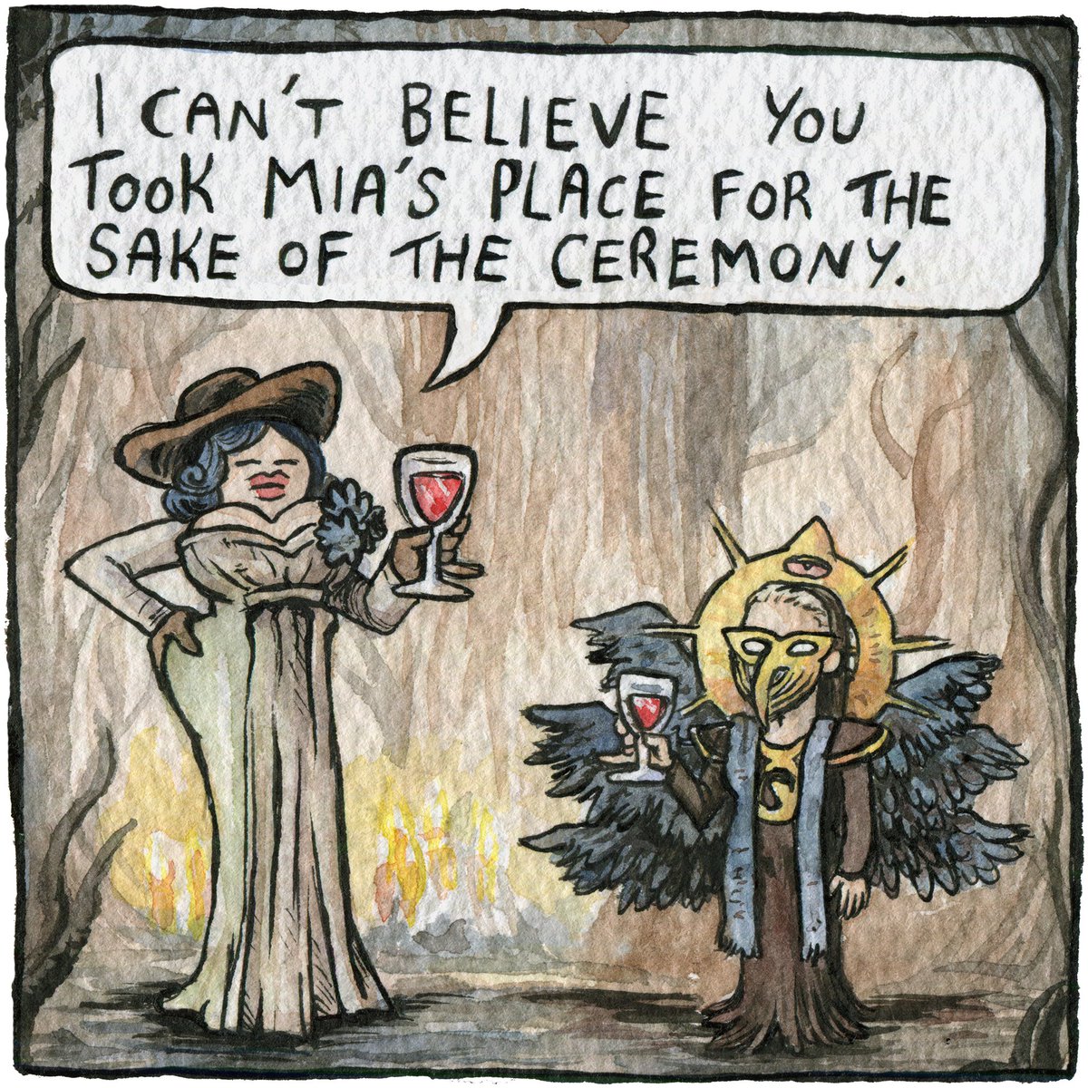 Lady Dimitrescu has been wondering about Mother Miranda's plan✨