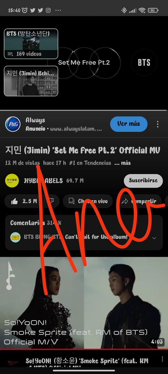 AJ_LoveMoon's tweet photo. Hilo de capturas #SetMeFree_P2 de yt
#boracommunity
1️⃣
#SETMEFRE
@BTS_twt https://t.co/3ValycmlIW