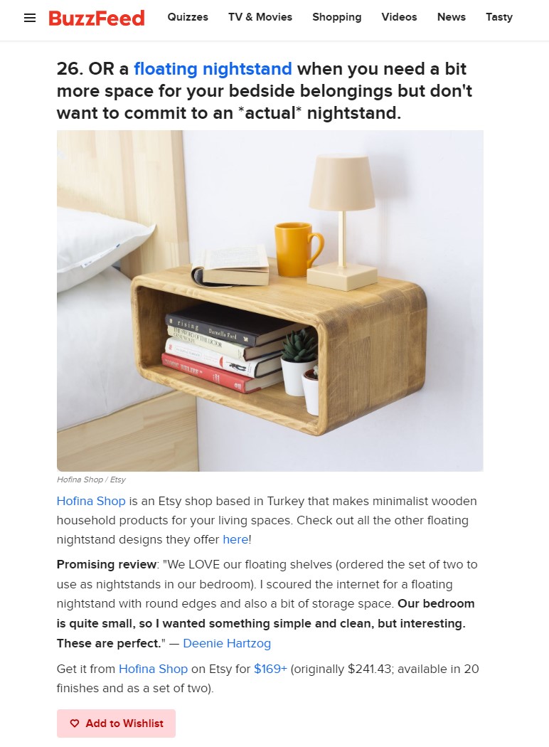 HofinaShop's tweet photo. Thank you, @BuzzFeed, for featuring our product in your article! We're thrilled to help readers maximize space and style in their homes. #SpaceSavingProducts https://t.co/sRlpiHtorH
