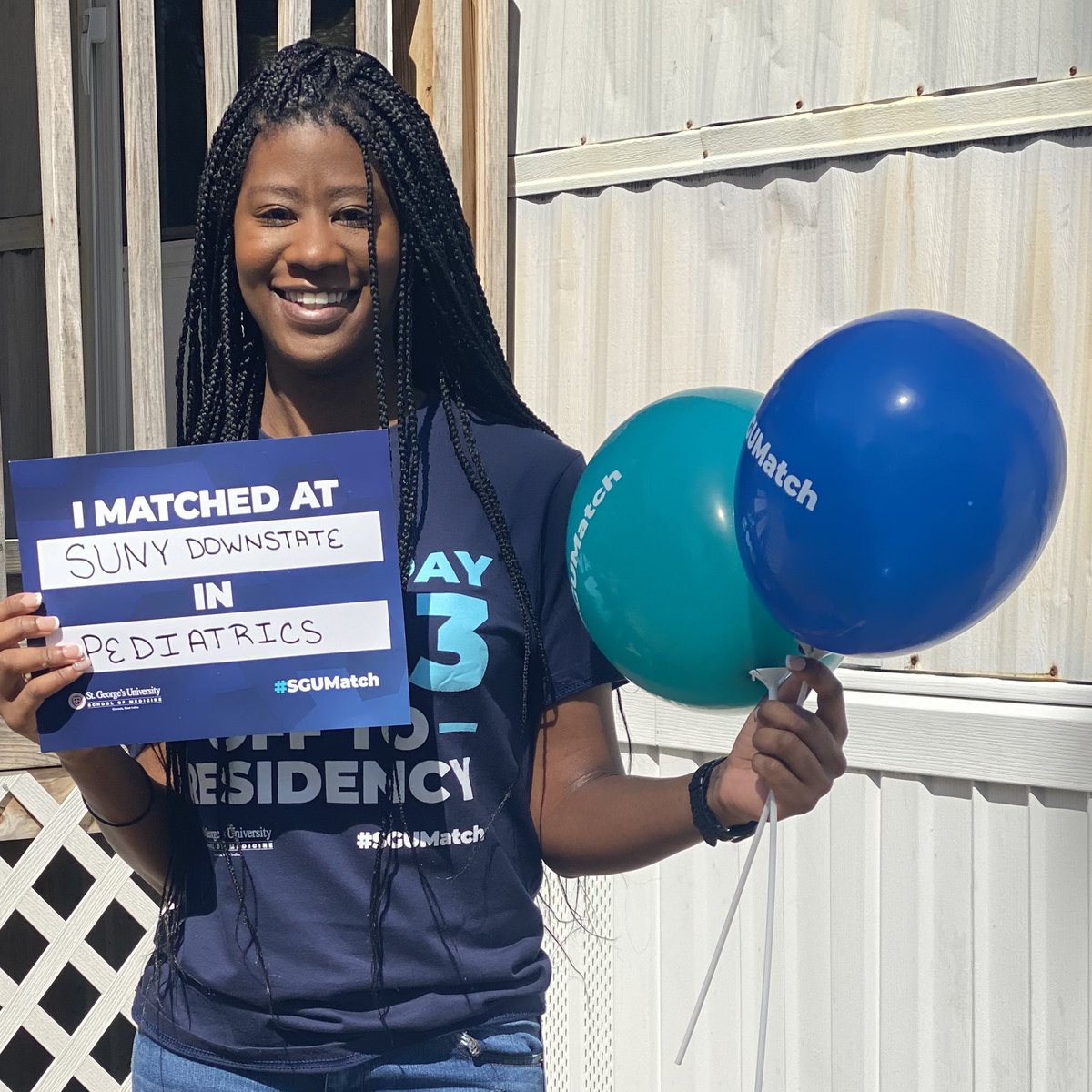 It’s…..

Brooklyn in the house!

I’m so so excited to announce your girl matched at SUNY Downstate in Brooklyn, NY! I can’t believe I get to do my residency in the big Apple 🥹

#PedsMatch2023 #IPickedPeds #futurepedsresidents #sgumatch #StGeorgesU #match2023 #residencymatch