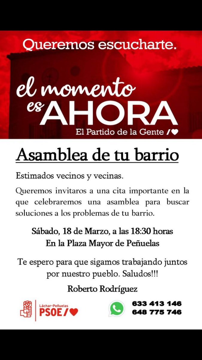 PSOE Láchar-Peñuelas tweet media