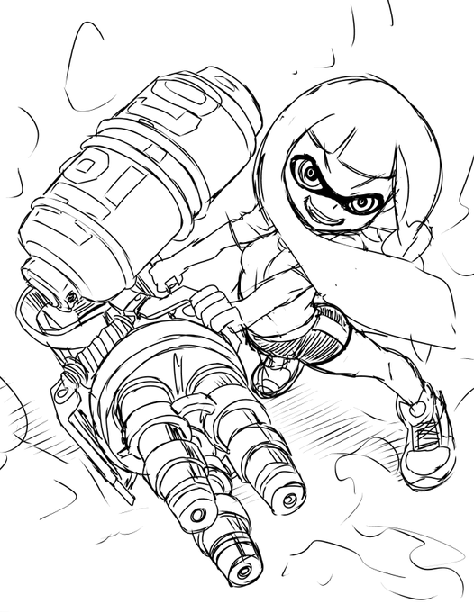 チョーシに乗って3枚目描こうとしたとこで力尽きたので続きはまた今度w 