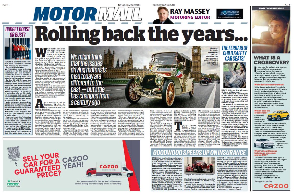 Ray Massey (@raymasseytweets) on Twitter photo Fancy a new #designer child car seat from a former top #Ferrari #supercar and #Mini designer?
Read me <a href="/DailyMailUK/">Mail+</a> <a href="/MailOnline/">Mail Online</a> .
#babyark #FrankStephensonDesign <a href="/InfluenceComms/">Influence Associates</a> #lifestyle #tech #design
Scroll down: dailymail.co.uk/money/cars/art… Fancy a new #designer child car seat from a former top #Ferrari #supercar and #Mini designer?
Read me <a href="/DailyMailUK/">Mail+</a> <a href="/MailOnline/">Mail Online</a> .
#babyark #FrankStephensonDesign <a href="/InfluenceComms/">Influence Associates</a> #lifestyle #tech #design
Scroll down: dailymail.co.uk/money/cars/art…