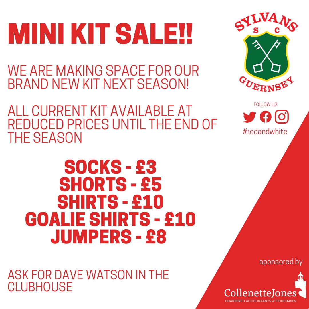 Minis kit sale!

All reduced until the end of the season 👍
