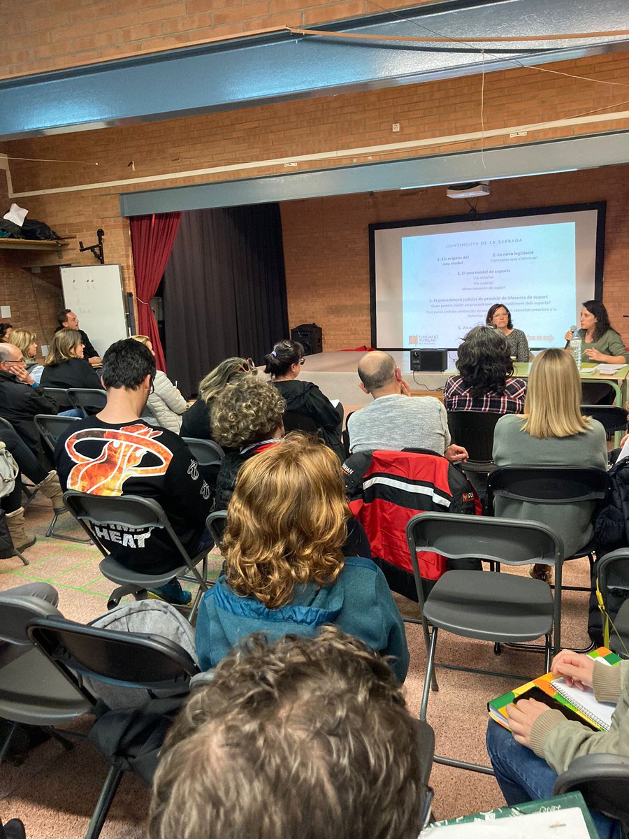 FundacioMaresme's tweet photo. Gràcies per convidar-nos a compartir coneixement, amb Sara Castel, referent de la #FundacióTutelardelMaresme, sobre la reforma del #codicivil, que aposta, entre d'altres, per la figura de l'assistent per garantir la plena participació de la persona en la societat
@EscolaLesAigues https://t.co/klL5vW5qXT