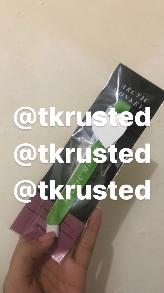 tkrusted's tweet photo. WTS arctic monkeys jakarta

✅1 tix
✅High price (up to 2jt)
✅Cod

biasakan membaca deskripsi https://t.co/CQEYUAj2oA