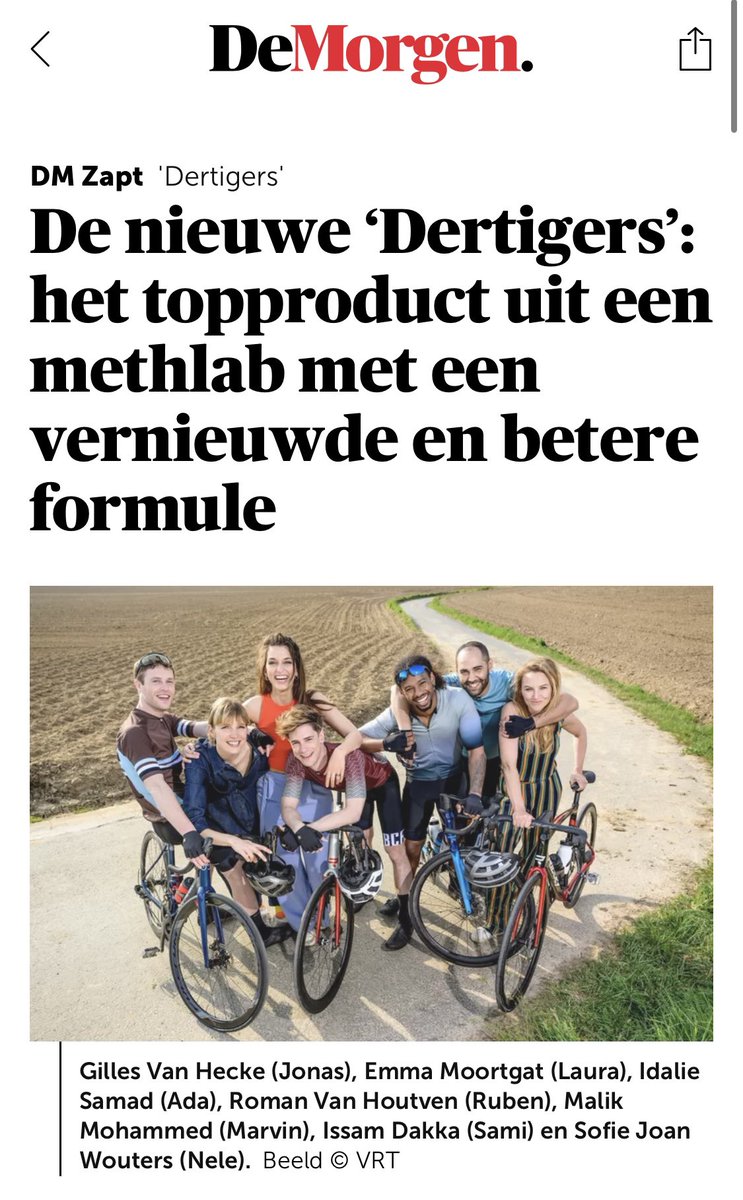 sofiejoan's tweet image. recensie #dertigers in @demorgen // BLIJ 🤪💥