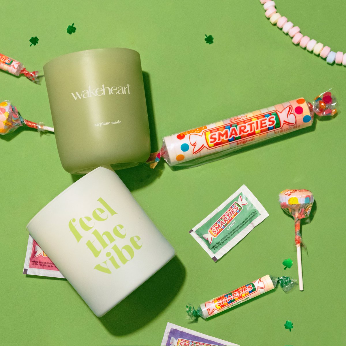 ☘️LUCKY #GIVEAWAY☘️

we’re teaming up to gift one lucky winner a big box of <a href="/Smarties/">Smarties</a> candy and $100 E- Gfit Card to <a href="/Wakeheart/">WAKEHEART</a>!

how to enter 👇
RT 
FOLLOW <a href="/Smarties/">Smarties</a>
REPLY and tell us what your good luck charm is