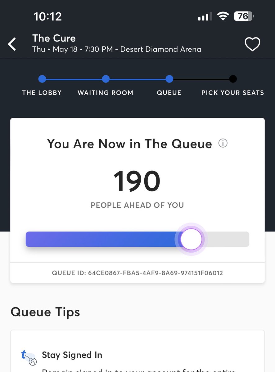 I hate you so much <a href="/Ticketmaster/">Ticketmaster</a> I was 648 at 10:00 AM and sitting stuck 13 minutes later. I should have been in long ago. <a href="/RobertSmith/">ROBERT SMITH</a>
