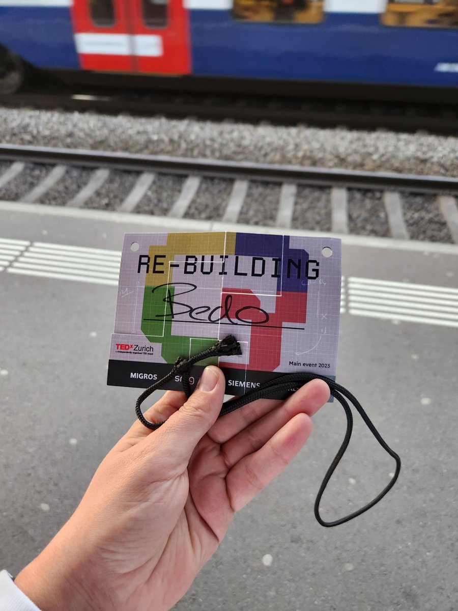 hamzza's tweet photo. Was a great #tedxzurich. Thanks for having me. Thanks also to @migros #valser @Siemens_Schweiz #smg for the great swag. 🤩 https://t.co/ibG6zARQru