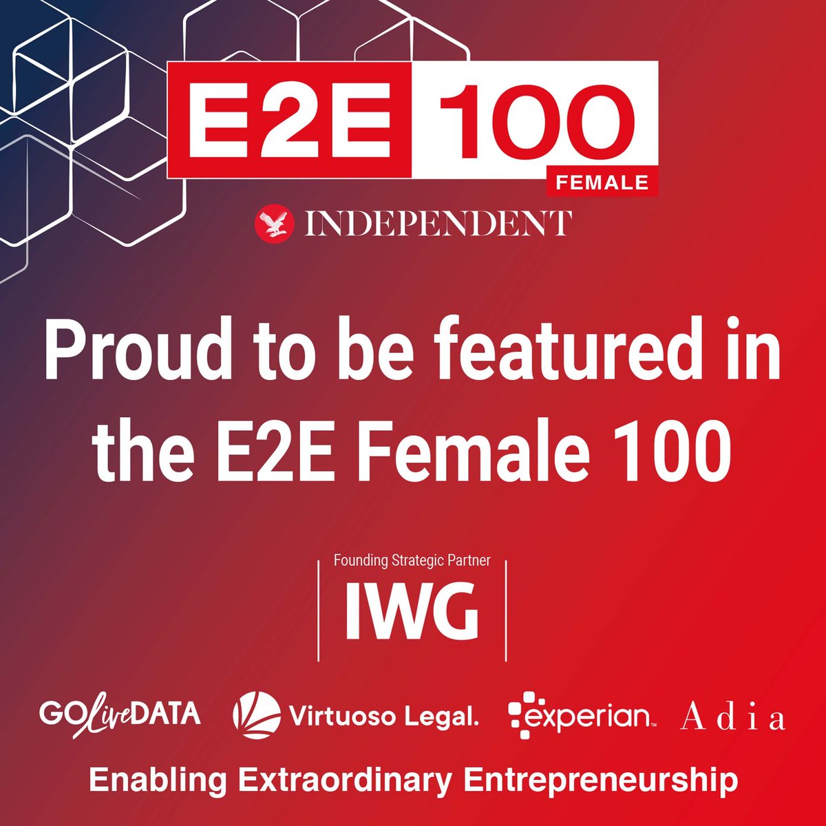 ExchangeResourc's tweet photo. We are delighted to share that one of our Directors, Emma has been included in the inaugural @E2Exchange @Independent Female 100. Congratulations!
#E2E100 #E2Efemale100 #independenttracks #e2exchange #e2exchangetracks #independent #inews #entrepreneur https://t.co/qbnZzfCwJm