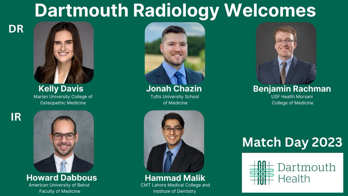 We are excited to announce the results of the 2023 Match! We can't wait to see you. Welcome to the Dartmouth family!