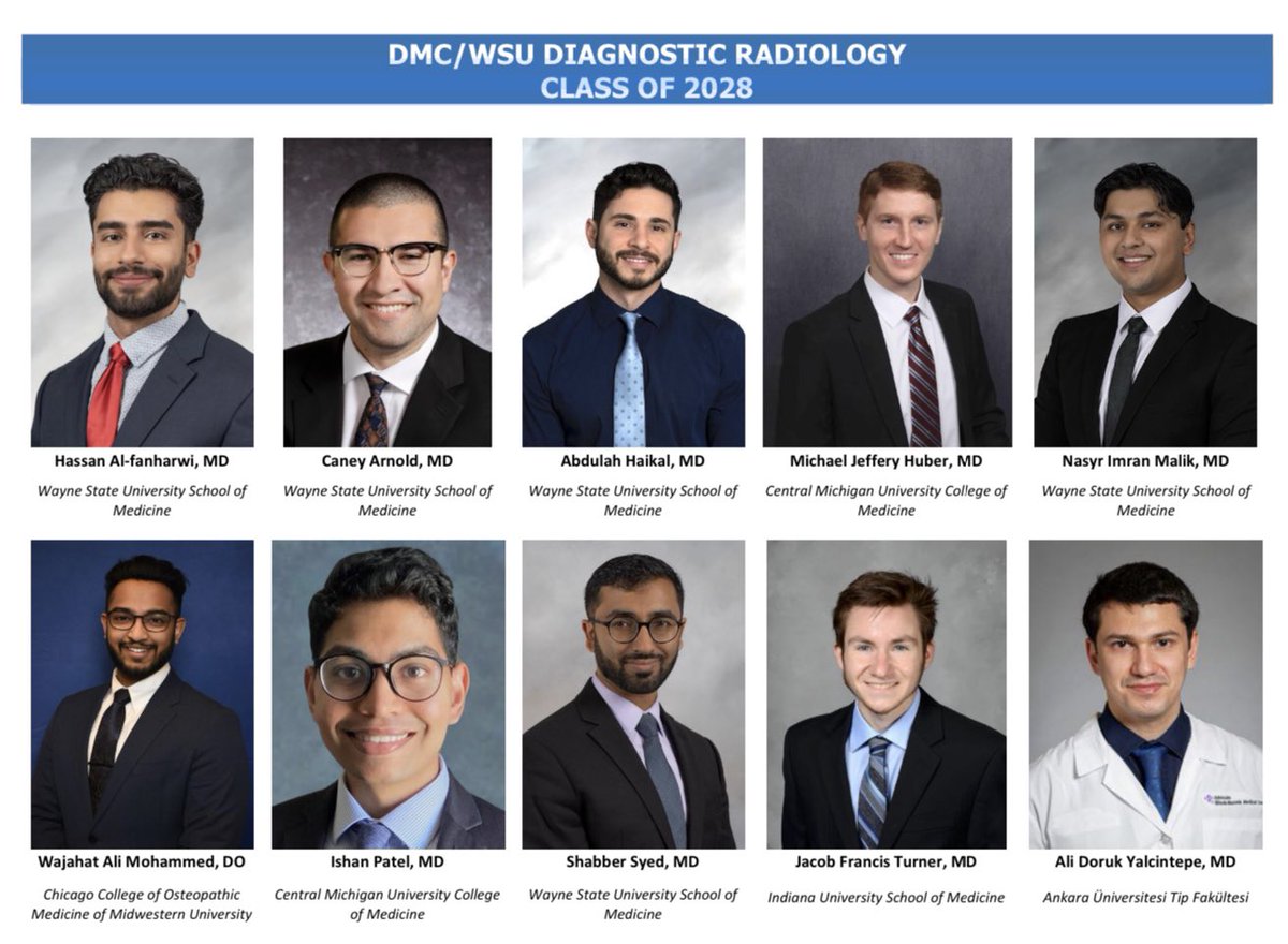 DMC Radiology on Twitter "Congratulations to the recently matched