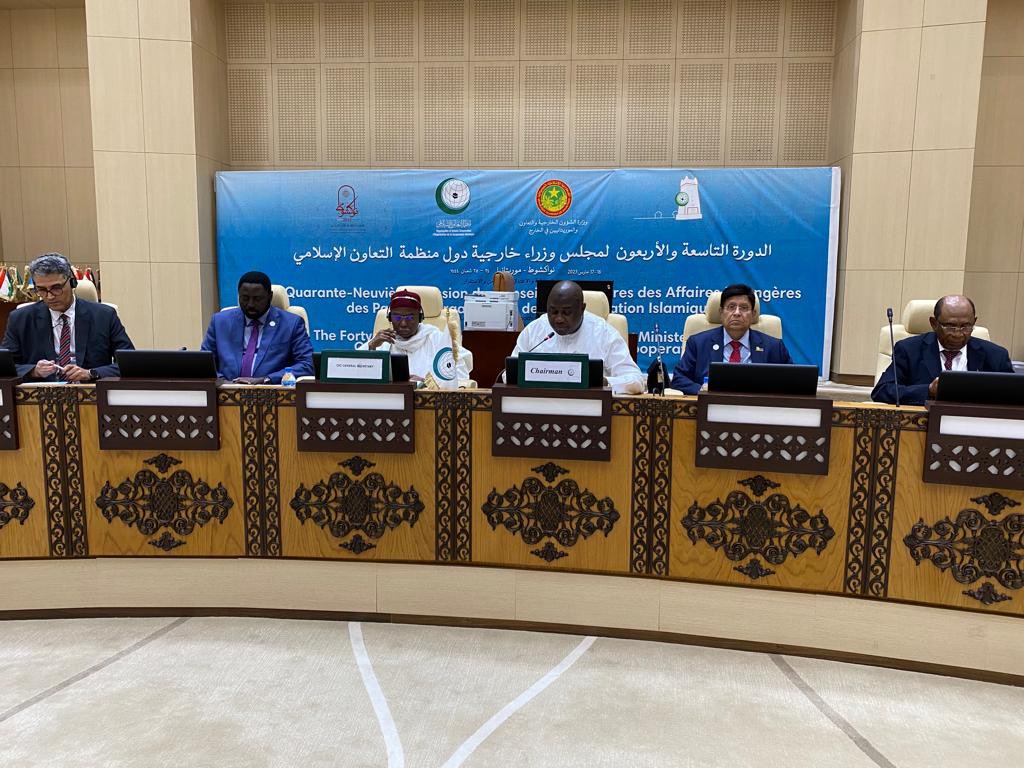 OIC_OCI's tweet photo. The OIC Ad Hoc Ministerial Committee on Accountability for Human Rights Violations against the #Rohingya held an open-ended meeting, chaired by H.E. Mr. Daouda Jallow, Attorney General and Minister of Justice of the Republic of The #Gambia, on Friday, 17 March 2023,… https://t.co/JvbOHHAazj