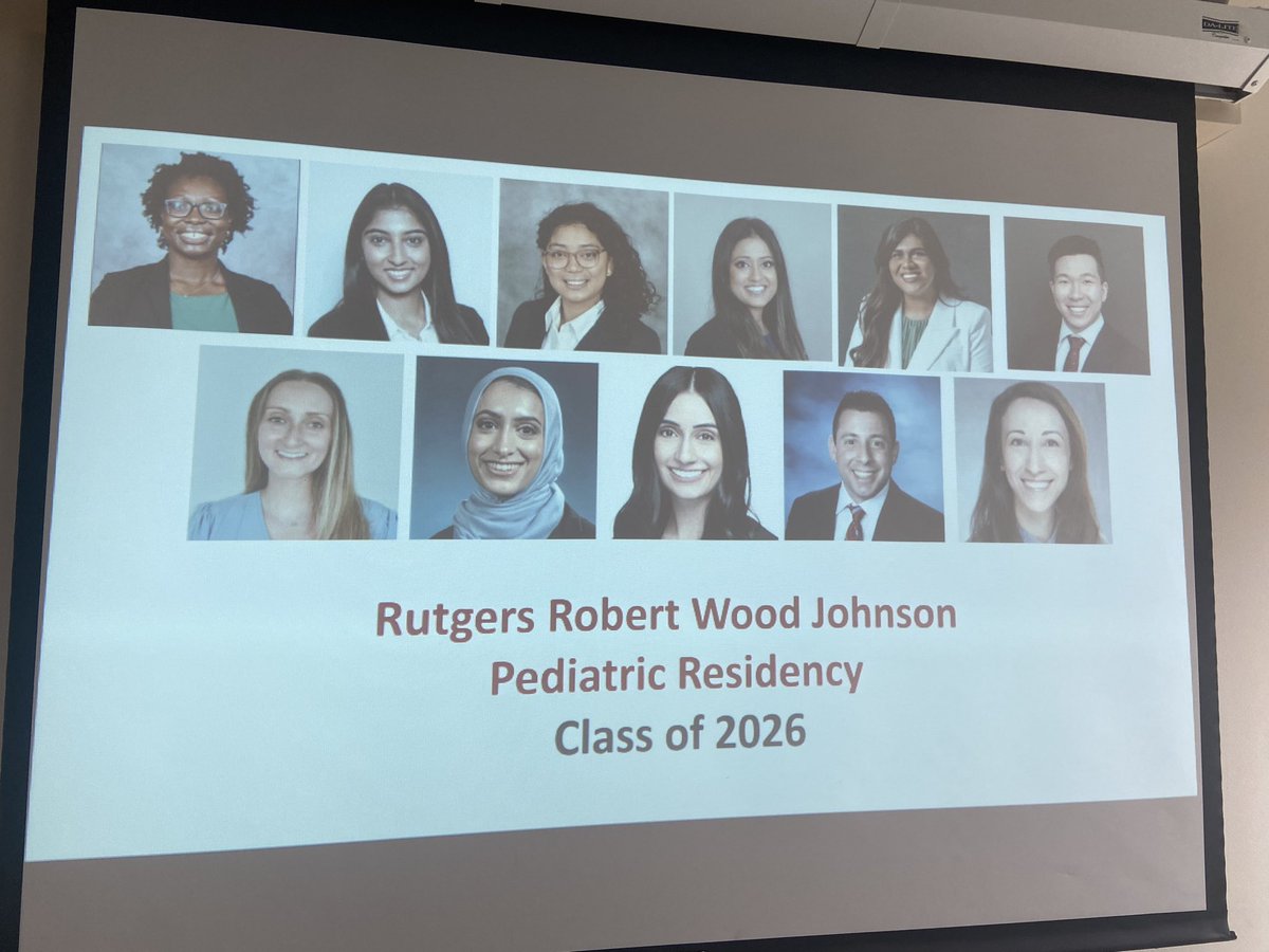 🥹🥹🥹 we cannot wait to meet you in person. Congratulations to the RWJ Peds class of 2026!