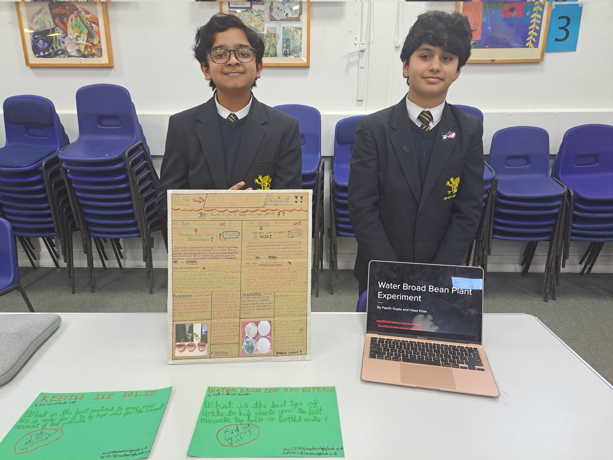 MesSciences's tweet photo. Huge congratulations to the KS3 winners 🙌 #sciencefair #BritishScienceWeek @MaidenErleghSch https://t.co/izFpBNIJf0