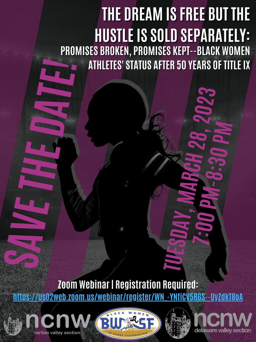 Join us and the National Council of Negro Women (NCNW) for a Women’s History Month webinar on March 28th at 7pm. We're excited for this conversation!