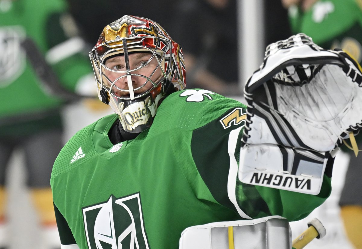 GoldenKnights's tweet photo. Happy St. Patrick's Day VGK fans!!! ☘️ https://t.co/vuQzOrWhpf