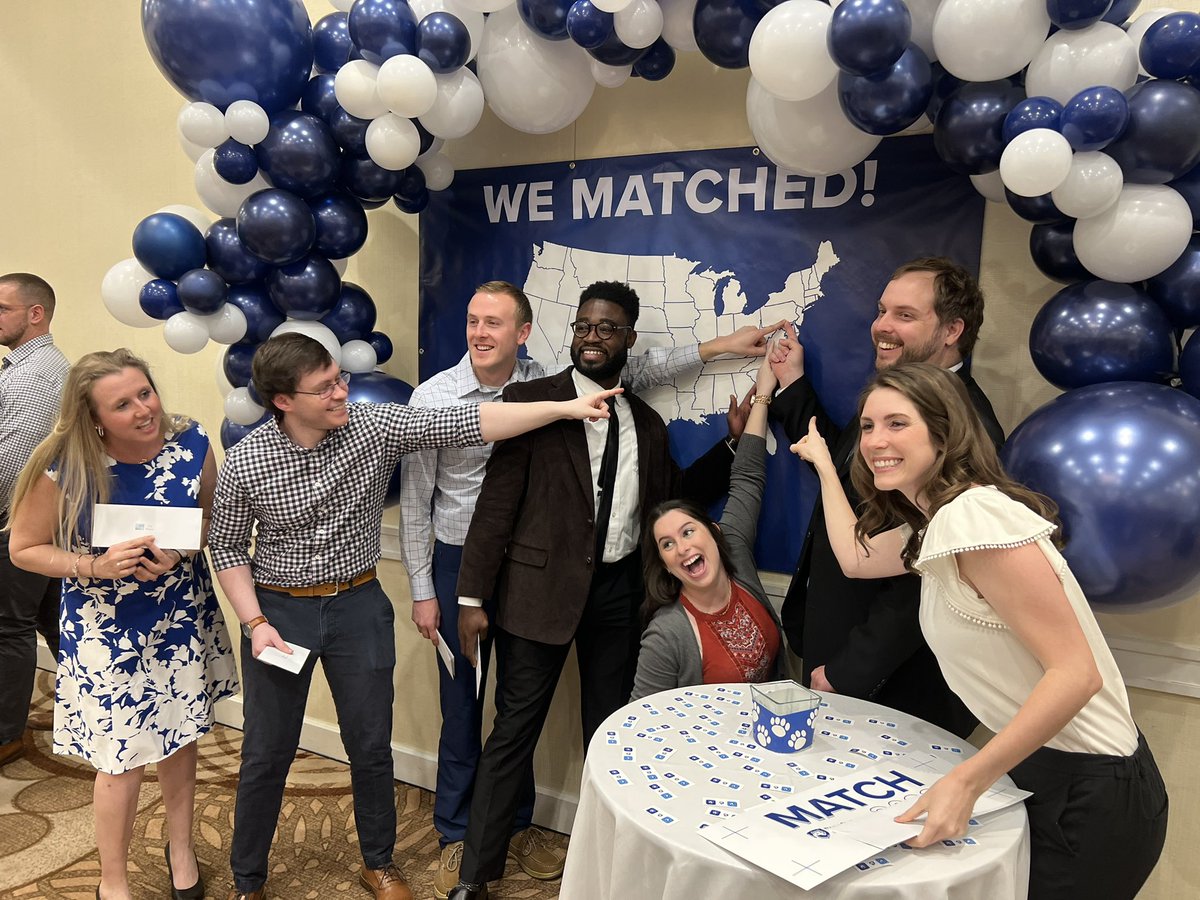 AmyLWard_'s tweet photo. Congratulations to everyone who MATCHED today! #PSUMatch #MATCH2023 #PennState #WeAre https://t.co/skMy7vZ2Kj