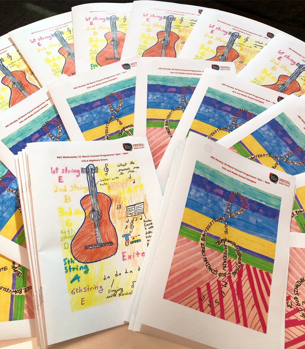 Concert ready! 🎼👏

We're very excited to welcome parents and carers along to our end of term spring concerts at our Music Centres, @ Arts and Media School Islington and COLA Highbury Grove. We're looking forward to hearing all of our students hard work! 

Happy performing! 🎶💥