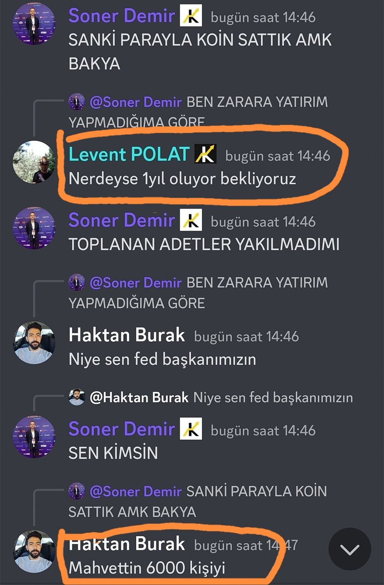 - Hani bu anlaşmalar bitmişti ödemeleri yapılmıştı daha neyi görüşüyorsun 10 aydır?
- Kanını emdin milletin doymadın halâ utanmadan yalan söylemeye devam ediyorsun.
- Kadın sığınma evlerine yardım, kimsesiz çocuklara yardım ayağına iyi dolandırdın milleti Albedoyla.
@sonerdemir77