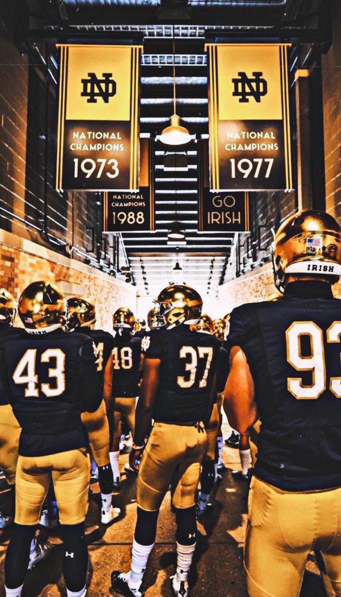 God Did ! I am beyond Blessed & Honored to announce that I have EARNED an Official Offer to @NDFootball ! I would like to thank Coach Bowden & the whole Notre Dame staff for believing in my talents ! #GoIrish #FightingIrish #PotOfGoldDay 

@FL_Ftball @wstagoai @bgr8_recruits