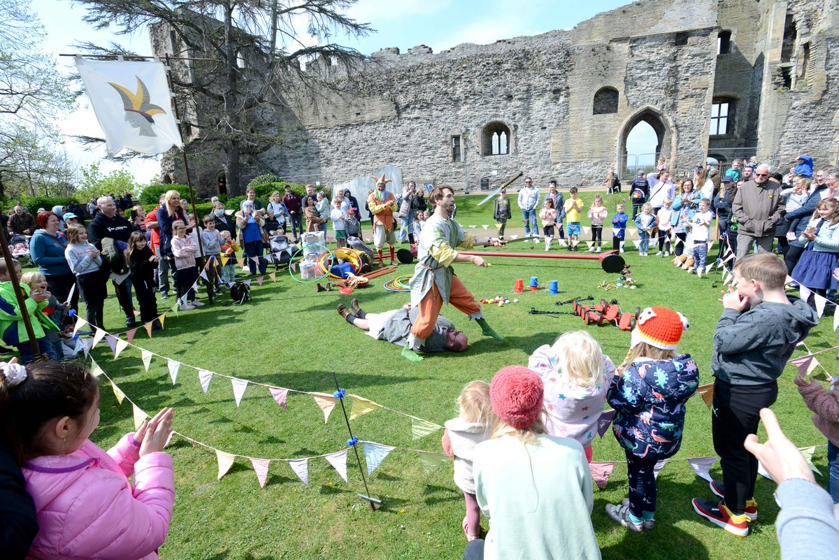 Instead of Family Saturday this April, we're looking forward to the return of the brilliant Medieval Fun Day at Newark Castle on Sat 1st Apr! Our team will be there with crown and helmet crafts and there'll be archery, a jester school, performances and more! All with FREE entry!