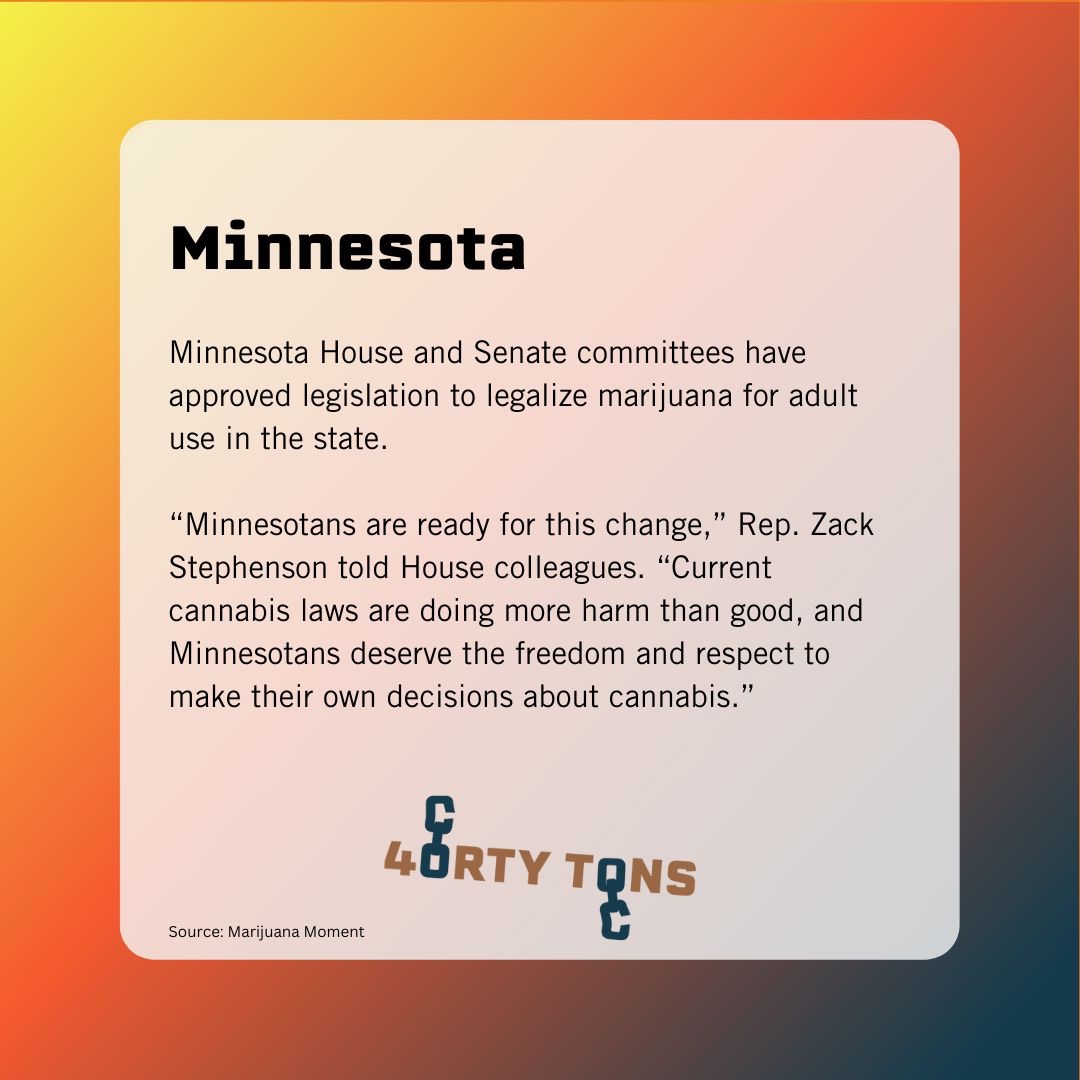 40TonsBrand's tweet photo. There is a lot of talk about legalization and expungements with cannabis lately.

40 Tons is here to share this information with you.
•
•
•
•
•
•
#freethe40k #40tons #legalization #socialimpactbusiness https://t.co/q5wu9nUTAY