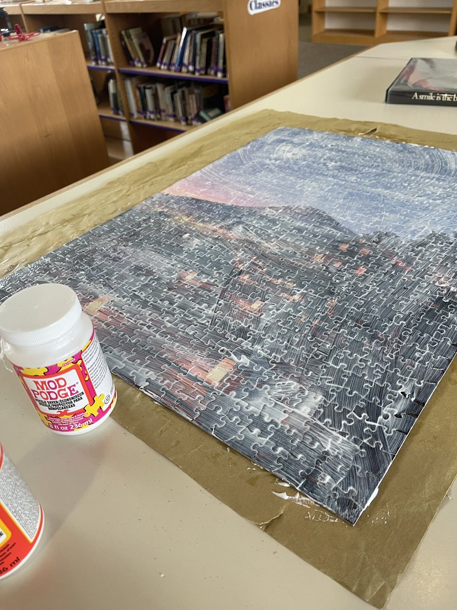 Things they never taught in library school #156 @ModPodge_Glossy  puzzles! @ODUmlis #schoollibrary #schoollibrarian #middleschoollibrarian #highschoollibrarian