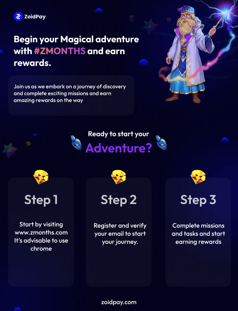 official_mega1's tweet image. Back with some amazing news for y’all!💃

@ZoidPay is back with an awesome way for you to earn rewards and have fun while doing it!

How to join?🧵

Open this thread!

#Crypto #RewardsPoints #Zoidpay #Wand #Zpay #Zoidsters