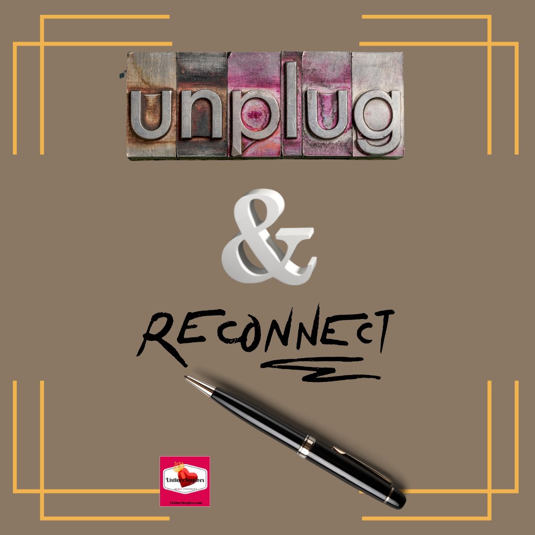 TeachLeadHeal's tweet photo. Unplug and Reconnect! - https://t.co/VEyVvSbDpf https://t.co/ZOPkI7PBoH