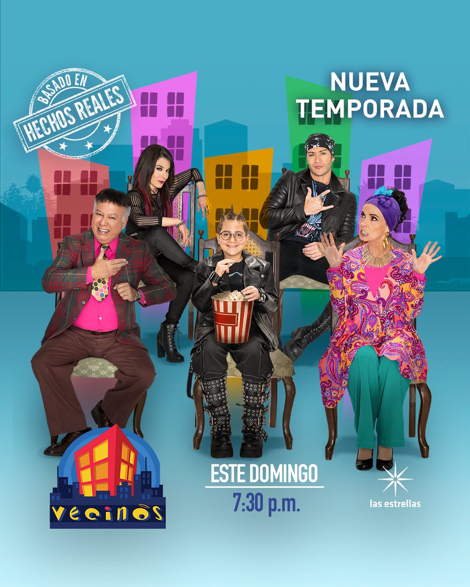 TelevisaGDL's tweet photo. Siempre hay una familia adinerada en la colonia #Vecinos #BasadoEnHechosReales
🕚 Este #DomingoDeVecinos 7:30 p.m. #ConLasEstrellas 📺 @Vecinosoficial https://t.co/C7vaK36J4p