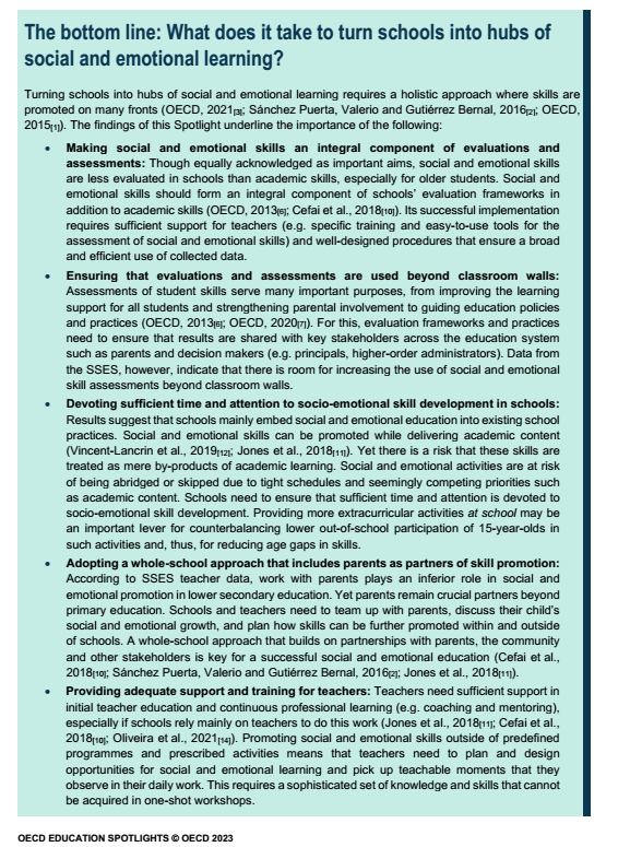TTFMaya's tweet photo. #SEL #ISELF #SEL4India @ttfUpdates @JennyMosleyQCT  We have for so long been working with schools fostering a whole school approach for SEL with explicit time set aside for developing social-emotional skills in children. @OECDEduSkills validates this with recent research. https://t.co/Dbgm9nsxzs