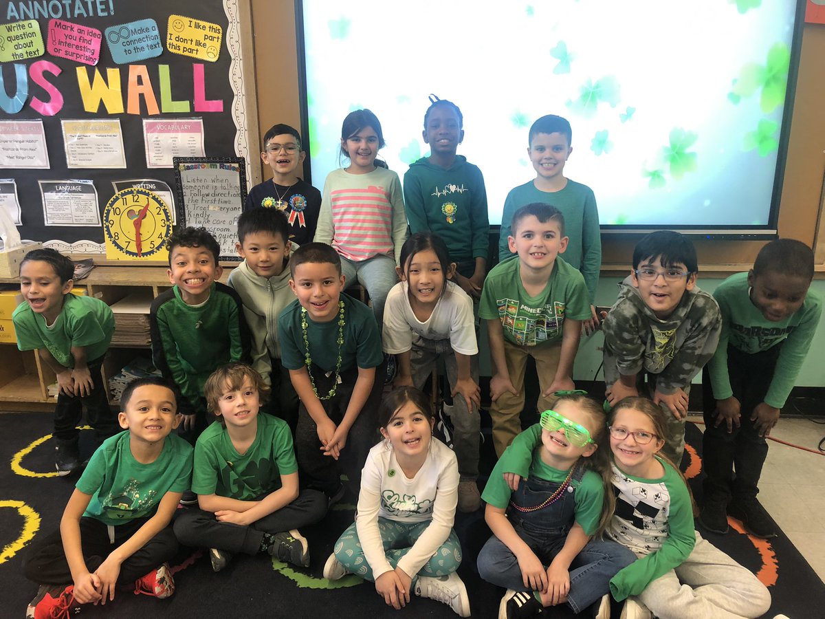 Lucky to be their teacher 🍀💚<a href="/joanne_shafer/">Joanne Shafer</a>